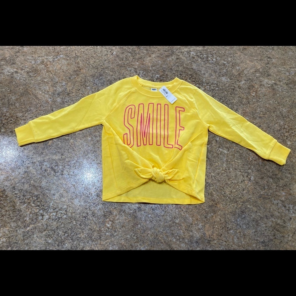 New Front Tie Sweatshirt